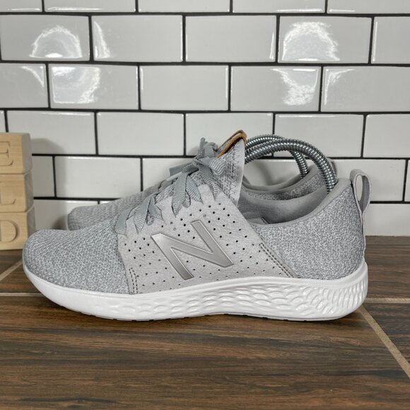 New Balance Fresh Foam Sport v1 Womens Size 8 Running Shoes Gray Low Sneakers - Picture 1 of 12